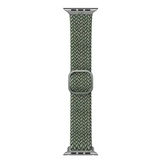 Uniq Aspen Braided strap for Apple Watch 1|2|3|4|5|6|7|8|SE|SE2 44|42|45 mm - green Foto 6