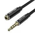 Cable Audio TRRS 3.5mm Male to 3.5mm Female Vention BHCBJ 5m Black Photo