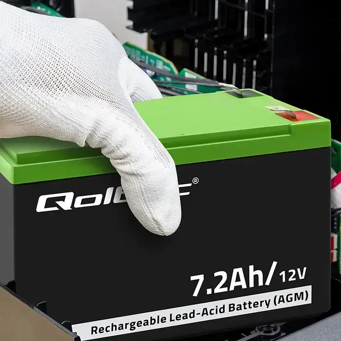 Qoltec AGM battery | 12V | 7.2 Ah | Maintenance-free | Efficient| LongLife | for UPS, security Foto 6