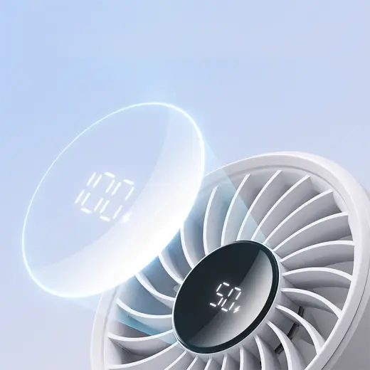 Jisulife Handheld Fan Life7 5000mAh Portable USB Fan - Gray Foto 5