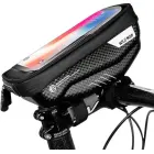 WILDMAN traveling bag for bike handlebars with zipper 1L (4 "- 7") E1 black Photo