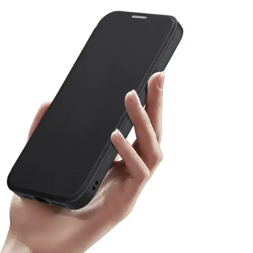 Dux Ducis Skin X Pro Magnetic Flip MagSafe Case iPhone 15 - Black Фото num
