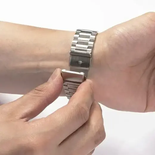 Mercury pasek Metal Apple Watch 42|44|45 mm srebrny|silver Фото num