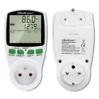 Qoltec Power meter PM0627 with history | 3680W | 16A | LCD Photo