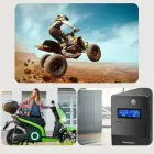 Qoltec Automatic charger for AGM GEL STD batteries | 6V/12V charger | 6W | 5.5x2.1 | 1.8m cable Photo