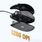 Ugreen wired optical mouse - black — Фото 4