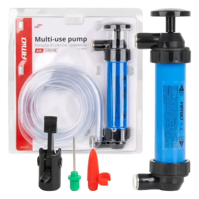 Multi-use transfer pump with quick connector AMIO-04262