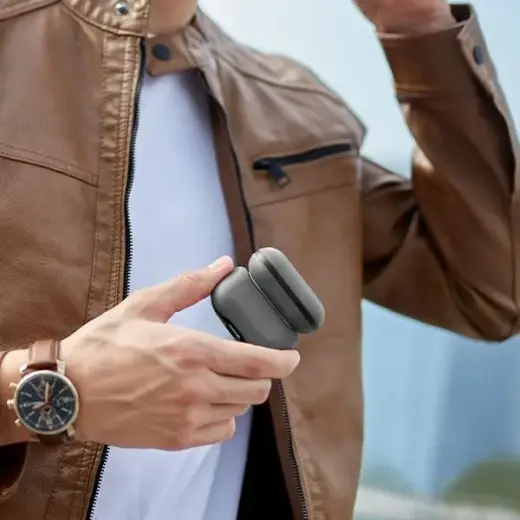 UNIQ Lyden DS AirPods Pro 2 gen (2022|2023) case grey-black|charcoal grey-black Foto 4