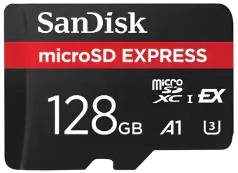 Atmiņas karte SanDisk microSD Express 128GB