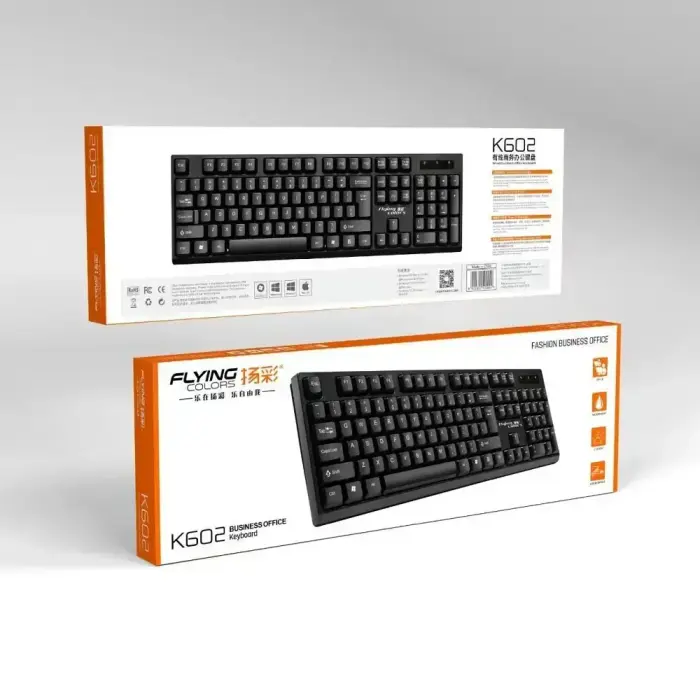 Wire keyboard USB A QWERTY K602 Foto 3