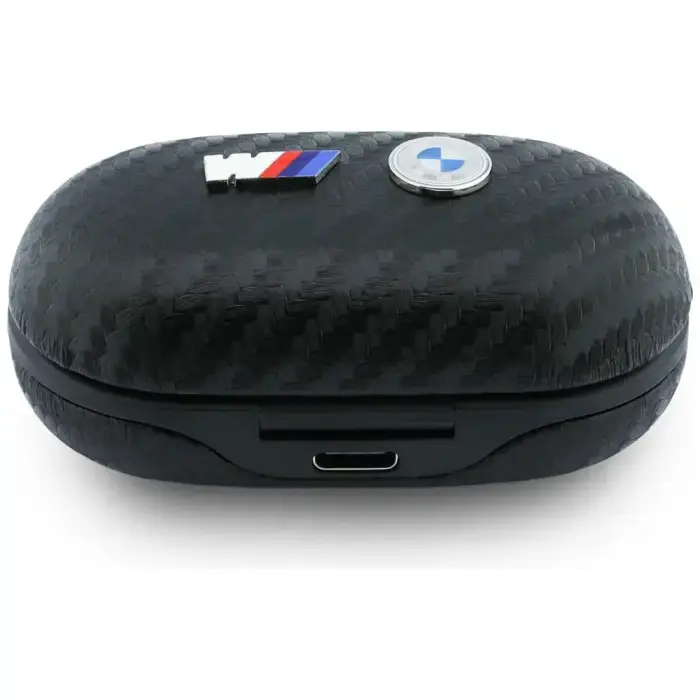 Headphones Bluetooth TWS BMW Carbon Metal Logo ENC black Foto 4