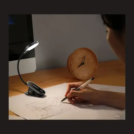 Baseus mini LED lasāmspuldze ar klipu pelēka (DGRAD-0G) Foto 9