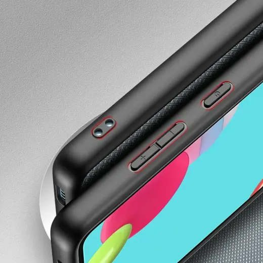 Dux Ducis Fino case covered with nylon material for Samsung Galaxy A72 4G gray Photo