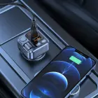 Blavec FM Transmitter Flash TR-05 MP3, Bluetooth - USB + Type C - PD 30W (TFMFTR05-B) black Фото num