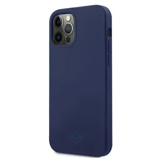 Mini MIHCP12LSLTNA iPhone 12 Pro Max 6,7" granatowy|navy hard case Silicone Tone On Tone Photo