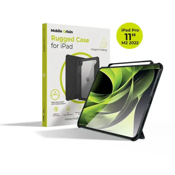 Mobile Origin Rugged Case, black - iPad Pro 11" M2 2022 4th gen