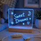 Forever Light Wooden Acryl LED Night Light FNL-18 with marker pen — Foto 2
