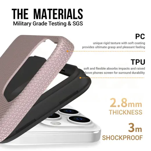 Vmax Triangle Case for Samsung A35 5G rose gold Photo