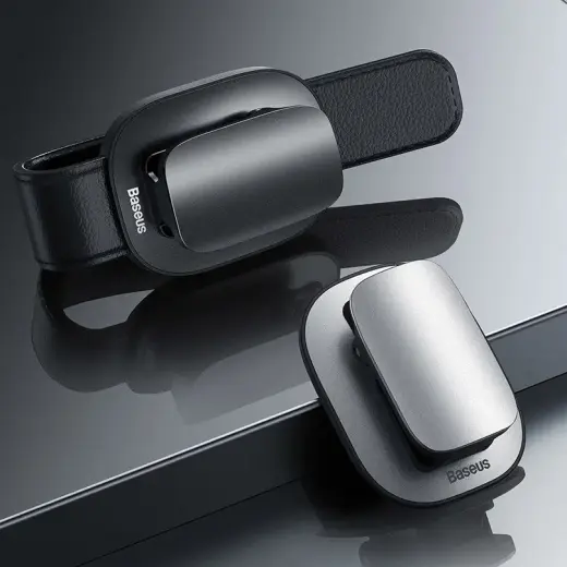 Baseus car glasses clip holder for glasses black (ACYJN-B01) Photo