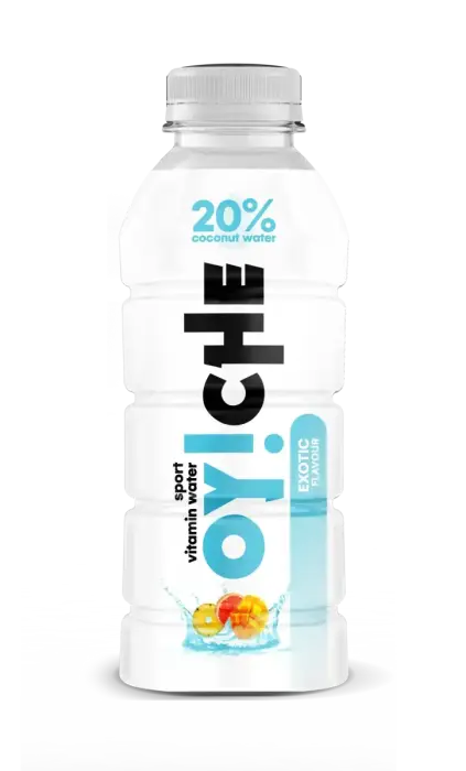 Vitaminizēts dzēriens OY!CHE, mango, apelsīns 20%, kokosriekstu ūdens, PET, 0.5l (DEP)
