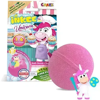 INKEE Unicorn Professions Bath Bomb - Koupelová bomba s překvapením 100.0g