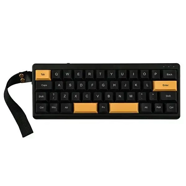 Mechanical keyboard Epomaker TH40 Wisteria Linear Switch black-gold