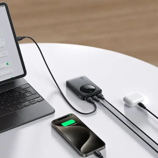 Ārējais akumulators Joyroom JR-PBF13 5000mAh 2.4A 2x USB-A 1x USB-C - melns Foto 9
