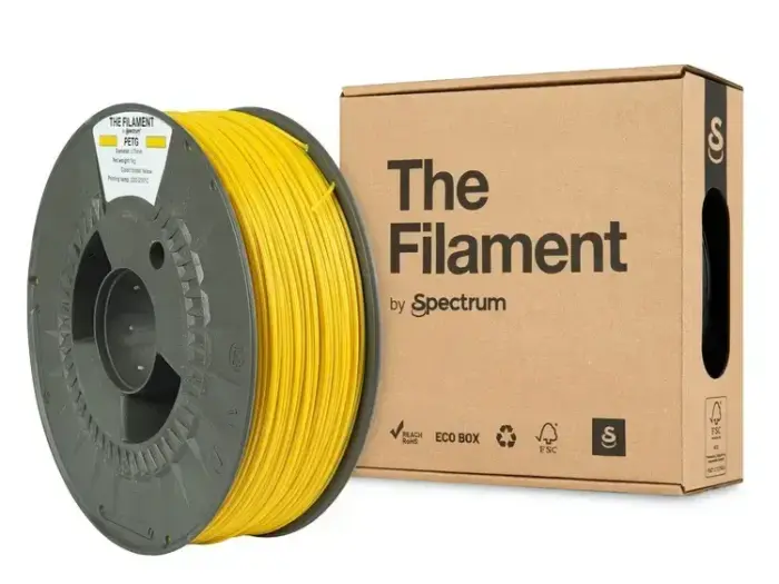 Filaments PET-G Sorbet Yellow 1kg Filaments, Spectrum