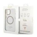 Guess Transparent MagSafe Compatible Case for iPhone 14 Gold — Foto 8