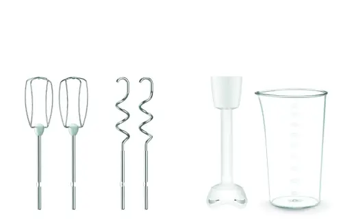 TEFAL mikseris Prep'Mix+, 500W, balts/melns Foto 2