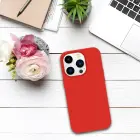 Tel Protect Silicone Premium maciņš telefonam iPhone 15 Pro Max sarkans — Foto 5