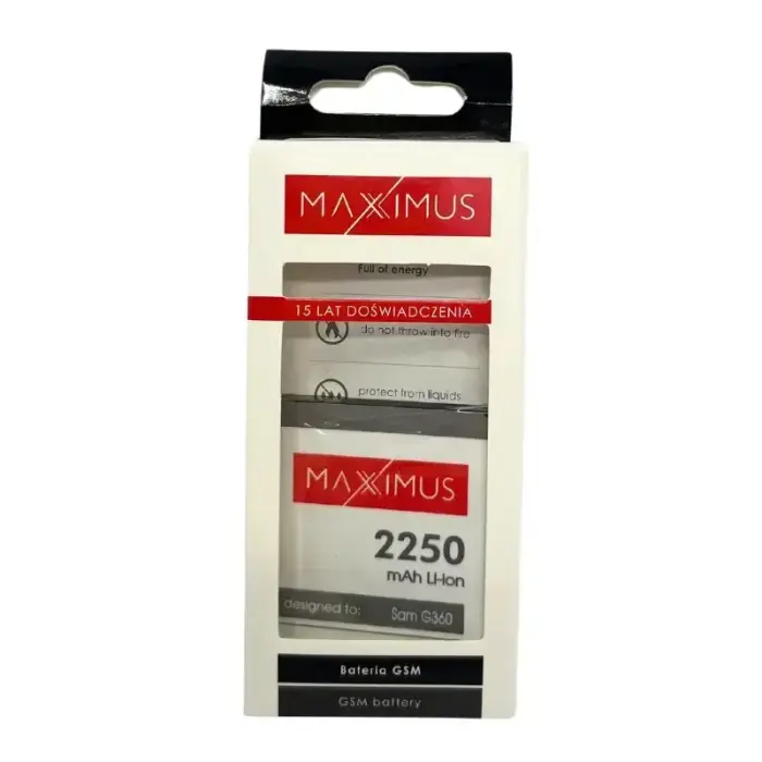 BATTERY MAXXIMUS SAM G360 Core Prime 2250mAh  EB-BG360BBC Фото num