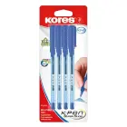 Lodīšu pildspalva KORES SUPER SLIDE K2 F 0.7mm zila Foto 4