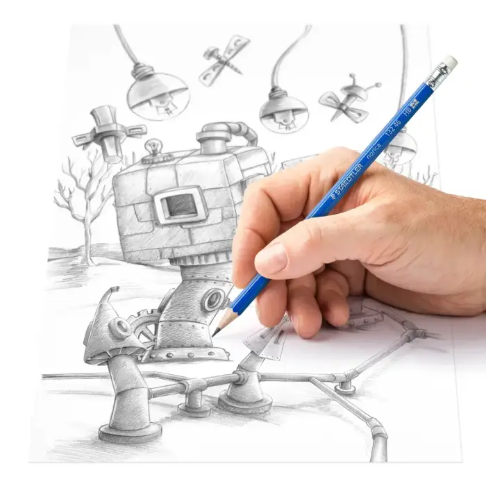 Zīmulis STAEDTLER Norica HB ar dzēšgumiju Foto 6