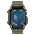 Spigen Rugged Armor âProâ Strap for Apple Watch 10 (46MM) - Green Фото num