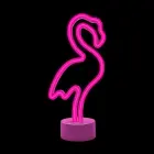 Neon LED on stand FLAMINGO pink USB-C FSC-11 Forever Light Foto 3