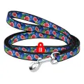 WAUDOG nylon dog leash 20 mm wide, 122 cm long "fig" Foto 1