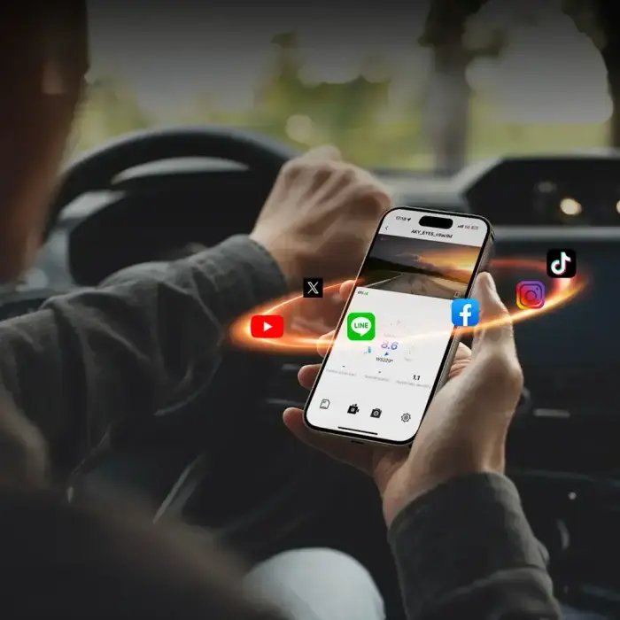 AKEEYO P1 car camera video recorder FullHD 30fps - black Фото num