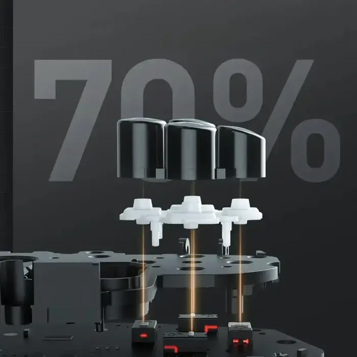 Machenike G5Pro Premium Edition Wireless Game Controller with Charging Station - Black and Gold Photo