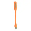 Mini LED Lamp Silicone USB Orange Foto 2