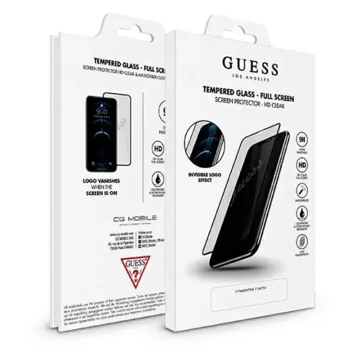 Guess aizsargstikls telefonam iPhone 12 | iPhone 12 Pro 6,1" Vintage Magic Logo Foto 5