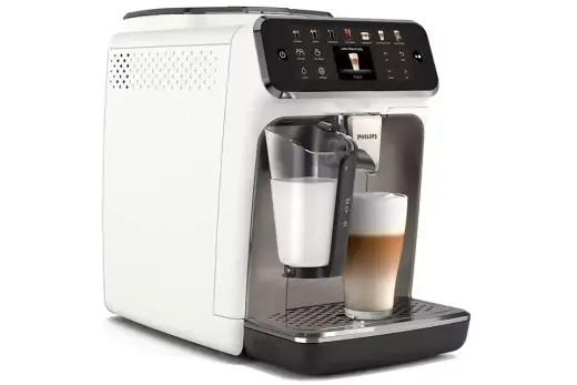 PHILIPS 4400 sērijas Pilnībā-automātisks Espresso kafijas automāts, balts Фото num