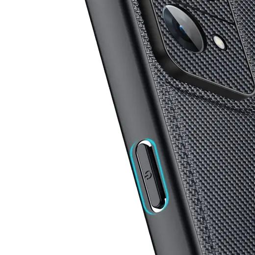 Dux Ducis Fino case cover covered with nylon material Oppo Reno7 Pro 5G black Фото num
