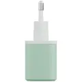 Wall charger Bazic GoPort Velox Kit USB-C|USB-A GaN 35W with cable green Photo