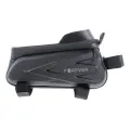 Waterproof bike frame bag with shell sides and phone holder Forever Outdoor black Photo