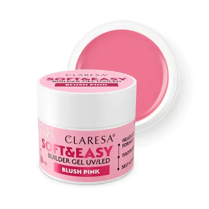 Claresa Soft & Easy - blush pink builder gel 90 g