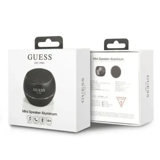 Guess głośnik Bluetooth GUWSALGEK Speaker mini czarny|black Фото num