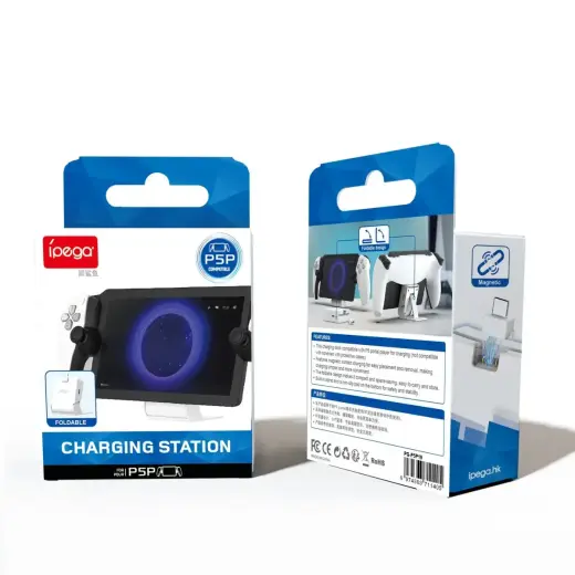 iPega P5P19 Foldable Charging Stand for Playstation Portal Remote Player White Foto 5