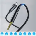 Choetech AUX008 USB-C | mini jack 3.5mm cable 2 m - black Foto 2