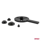 Three-claw bearing puller with hooks 44 elements AMIO-04760 — Photo 9